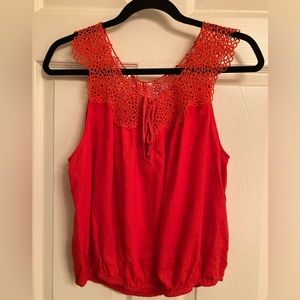 Free People coral top size M
